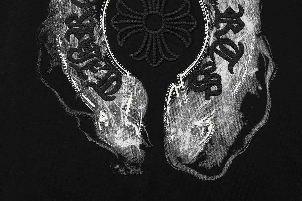 Chrome Hearts Cross Graphic Crewneck Sweatshirt ¡ª detail