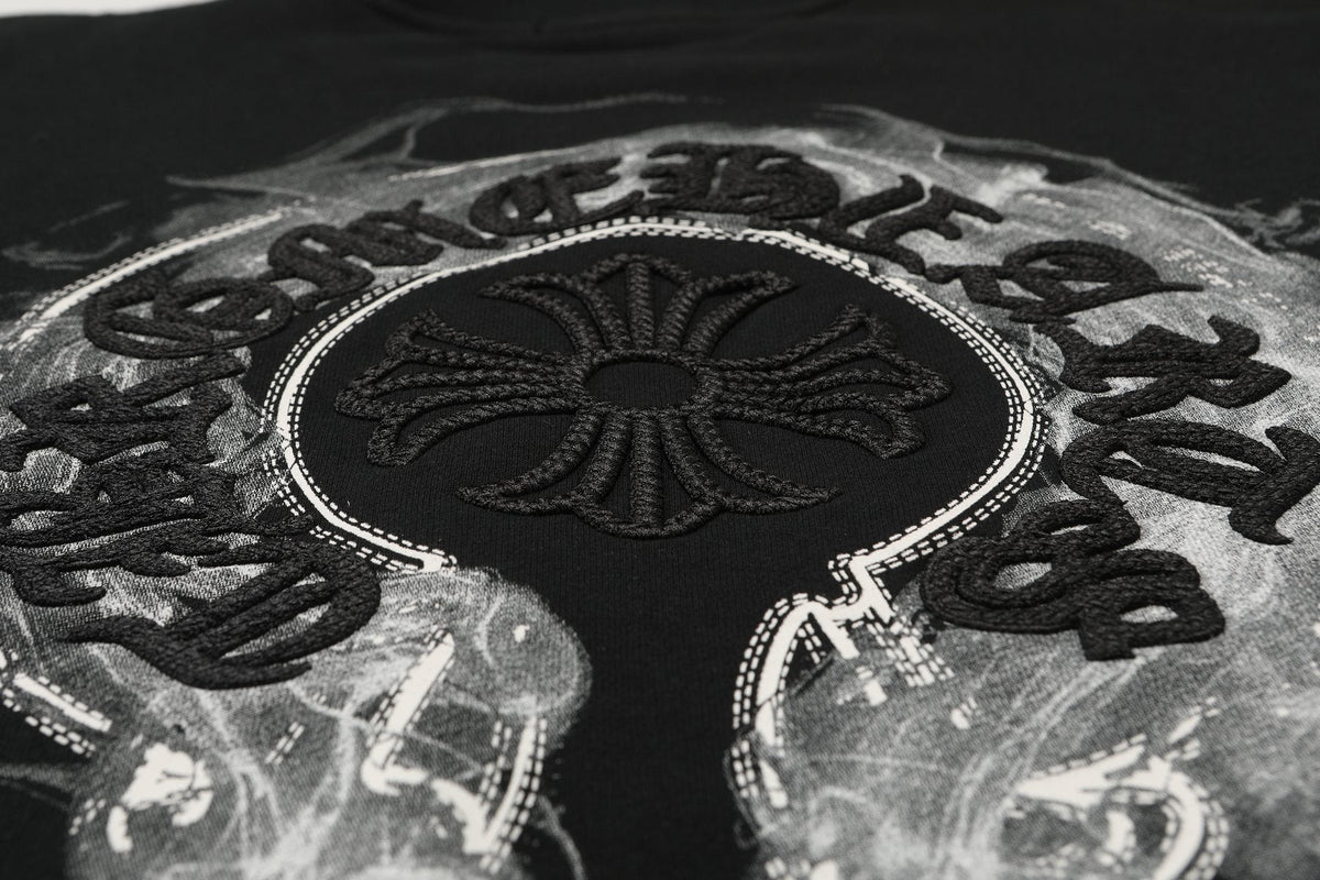 Chrome Hearts Cross Graphic Crewneck Sweatshirt ¡ª detail