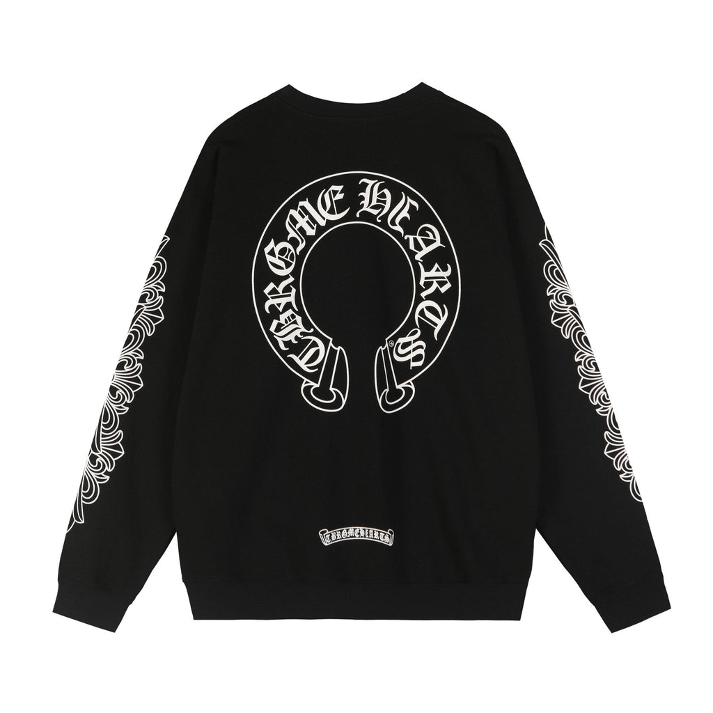 Chrome Hearts Sanskrit Letter Cross Graphic Sweatshirt ¡ª back