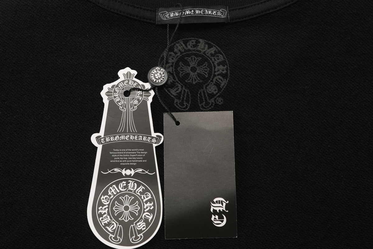 Chrome Hearts Sanskrit Letter Cross Graphic Sweatshirt ¡ª hang_tag