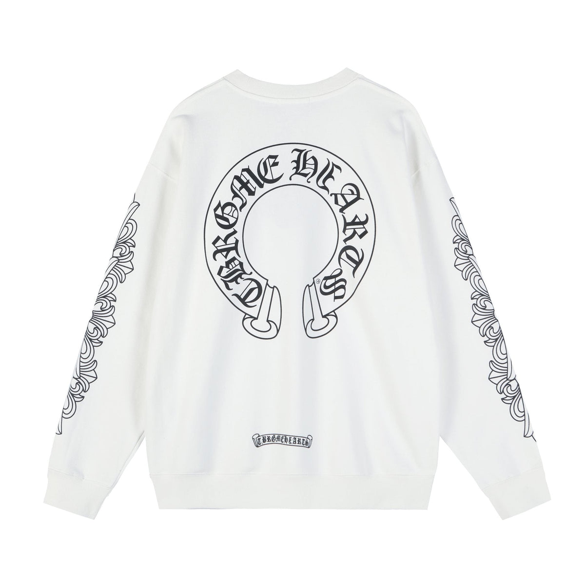 Chrome Hearts Sanskrit Letter Cross Graphic Sweatshirt ¡ª back