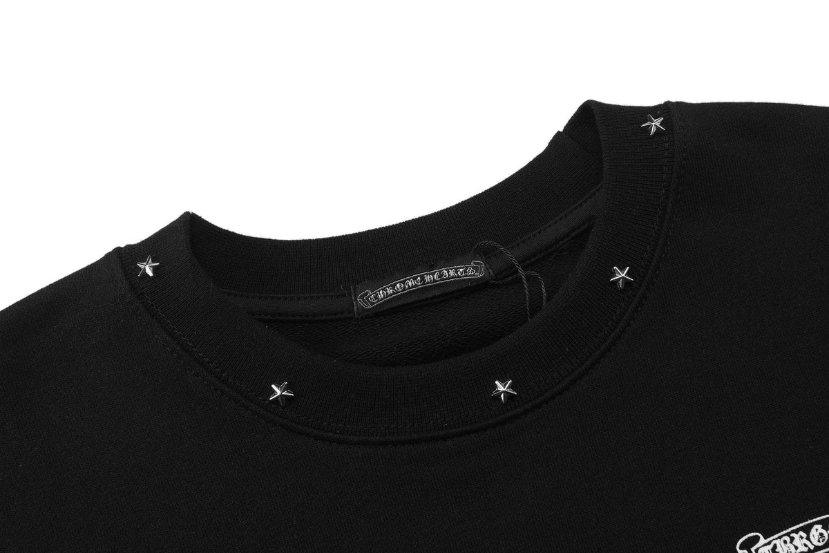 Chrome Hearts Gothic Motif Crewneck Sweatshirt ¡ª detail