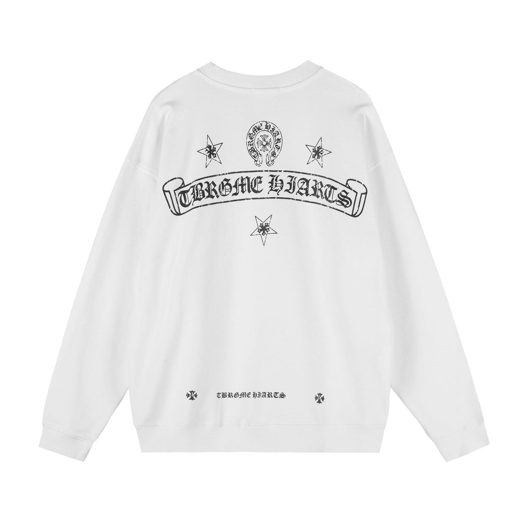 Chrome Hearts Gothic Motif Crewneck Sweatshirt ¡ª back