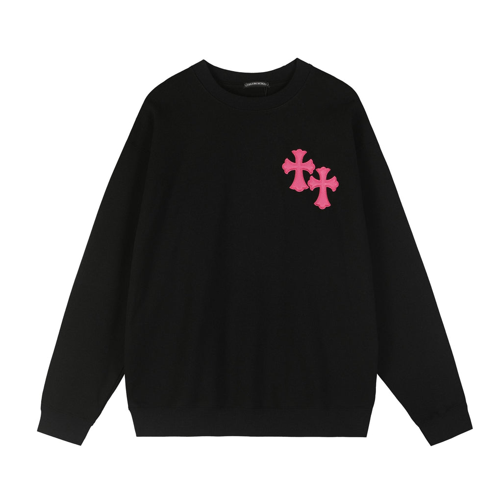 Chrome Hearts Contrast Leather Label Graphic Sweatshirt ¡ª hero