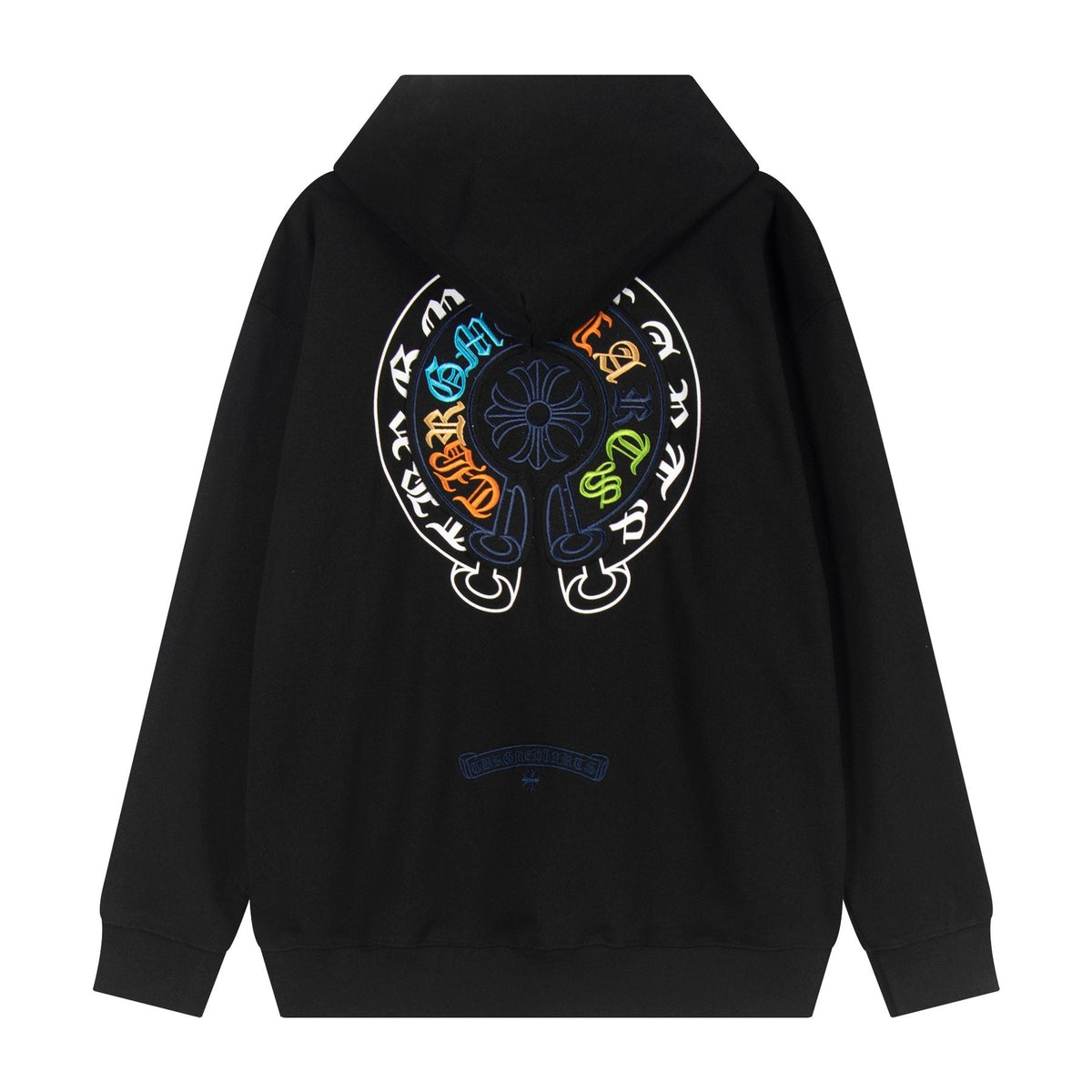 Chrome Hearts Rainbow Logo Embroidered Hoodie ¡ª back