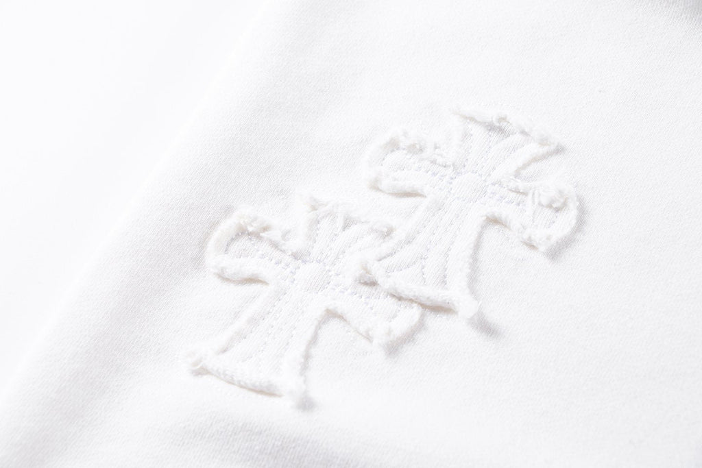 Chrome Hearts Rhinestone Horseshoe Applique Crewneck Sweatshirt ¡ª detail