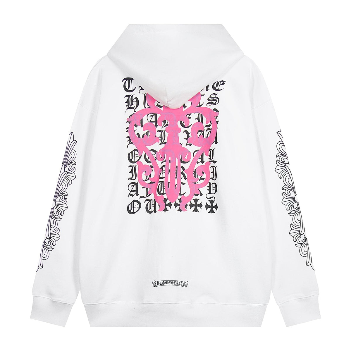 Chrome Hearts Horseshoe Cross Graphic Zip Hoodie ¡ª back
