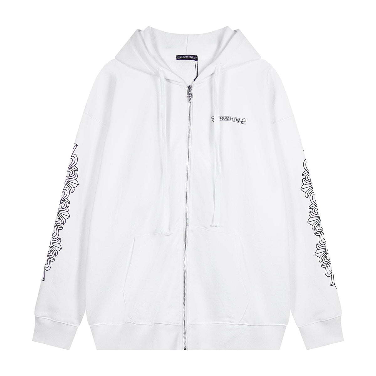 Chrome Hearts Horseshoe Cross Graphic Zip Hoodie ¡ª hero