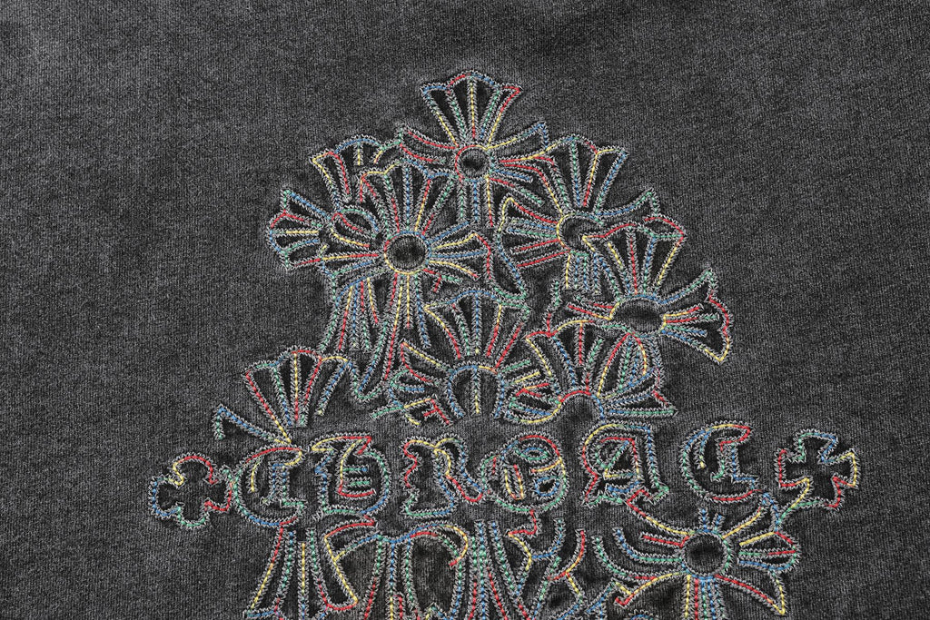 Chrome Hearts Cross Motif Embroidered Crewneck Sweatshirt ¡ª detail