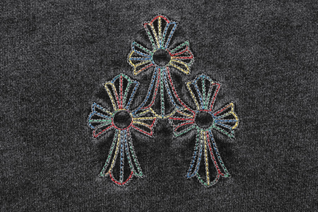 Chrome Hearts Cross Motif Embroidered Crewneck Sweatshirt ¡ª detail