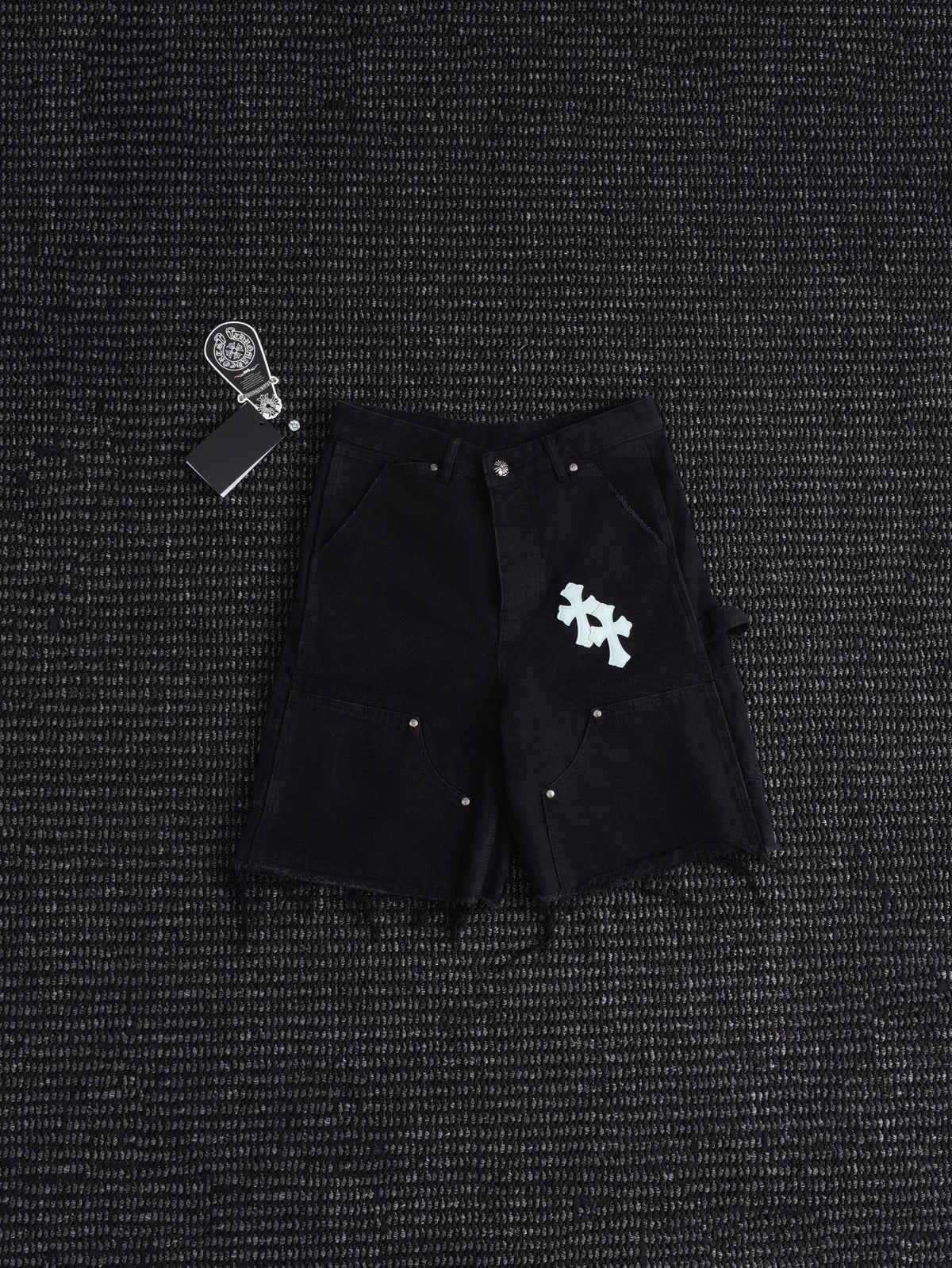 Chrome Hearts Cross Graphic Black Shorts ¡ª hero