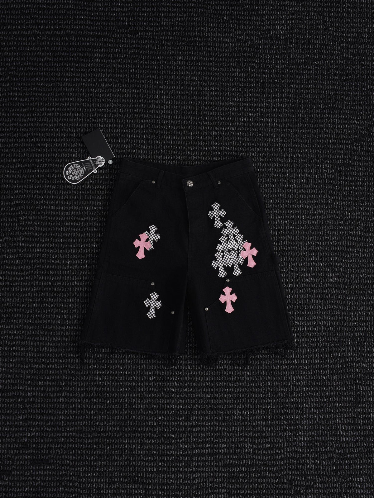 Chrome Hearts Cross Patch Cargo Shorts ¡ª hero