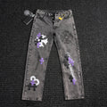 Chrome Hearts Gray Graphic Washed Jeans ¡ª hero