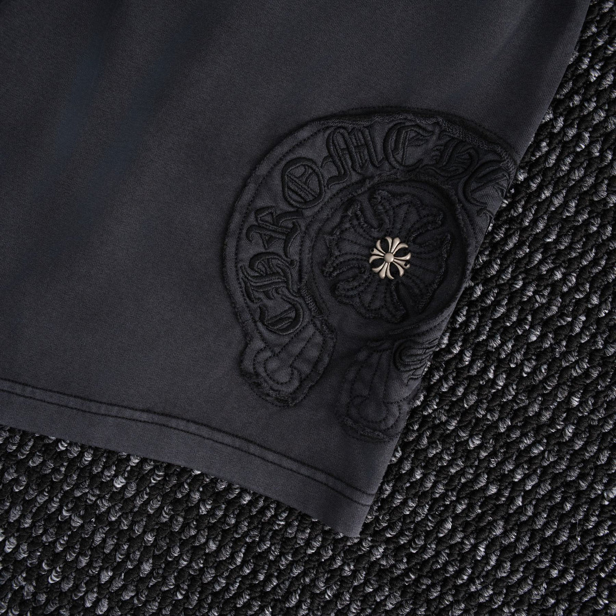 Chrome Hearts Horseshoe Floral Embroidered Shorts ¡ª detail