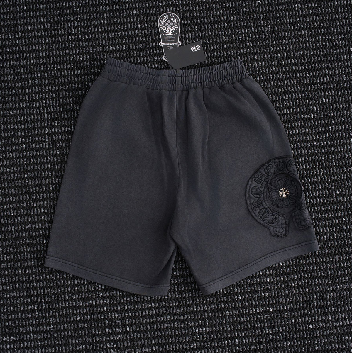 Chrome Hearts Horseshoe Floral Embroidered Shorts ¡ª back