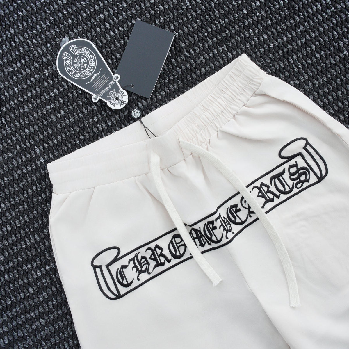 Chrome Hearts Cross Graphic Drawstring Shorts ¡ª detail