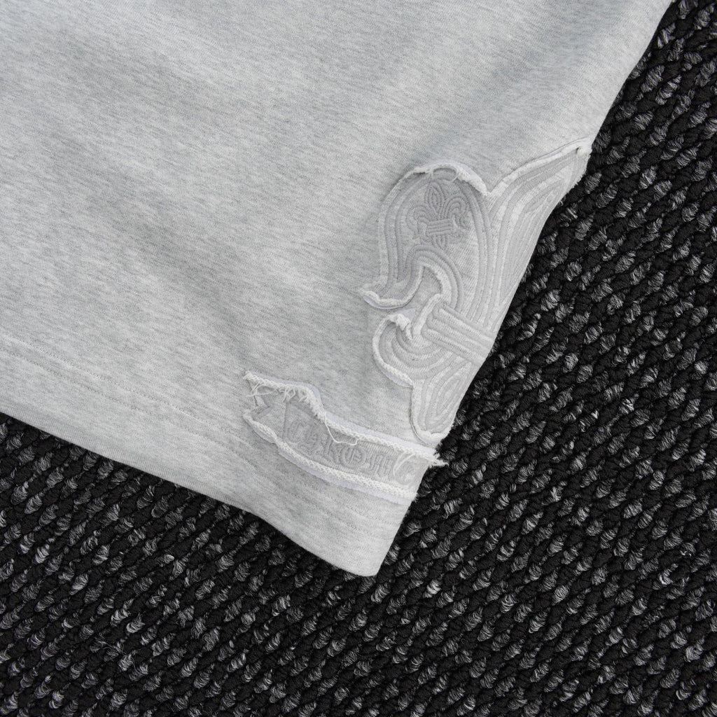 Chrome Hearts Tonal Sanskrit Cross Embroidered Shorts ¡ª detail