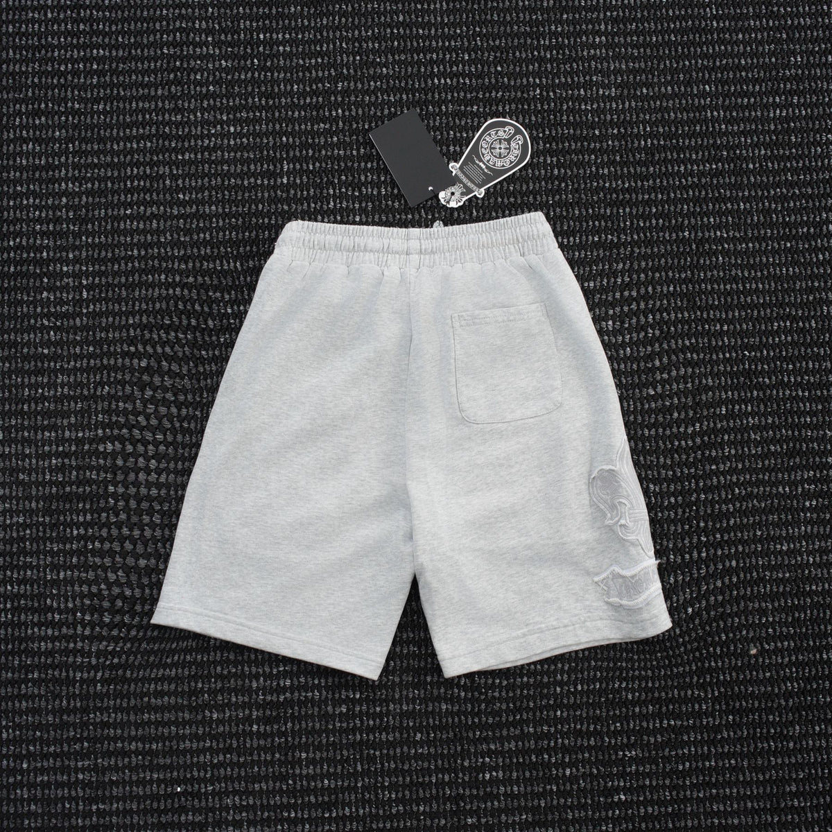 Chrome Hearts Tonal Sanskrit Cross Embroidered Shorts ¡ª back