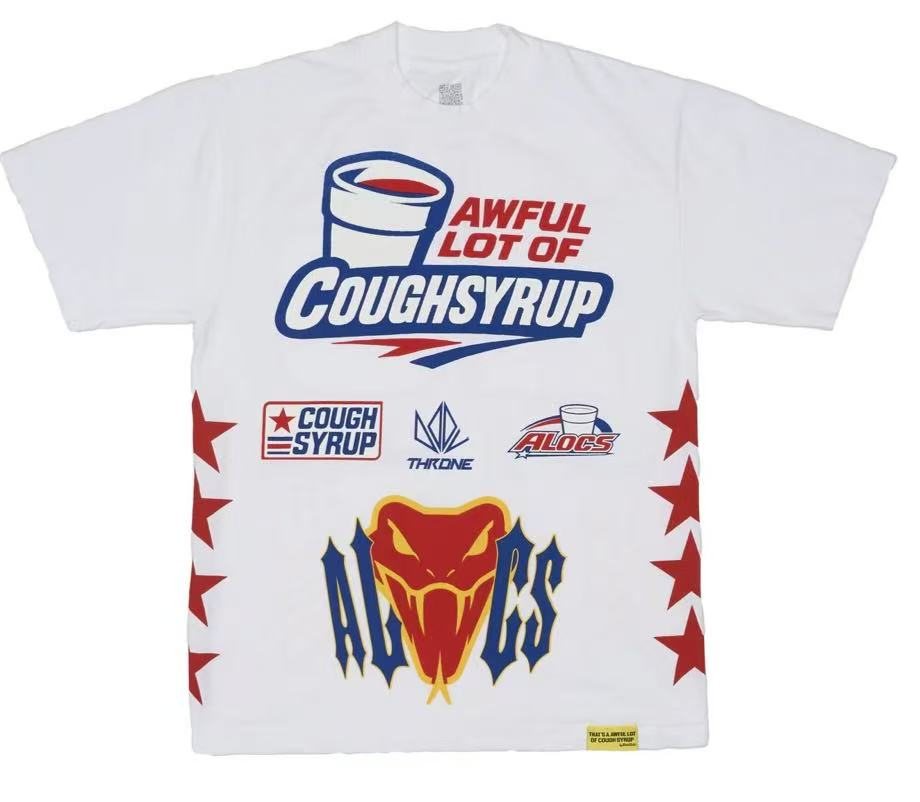THAT'S A AWFUL LOT OF COUGH SYRUP Front & Back Graphic T-Shirt ¡ª hero