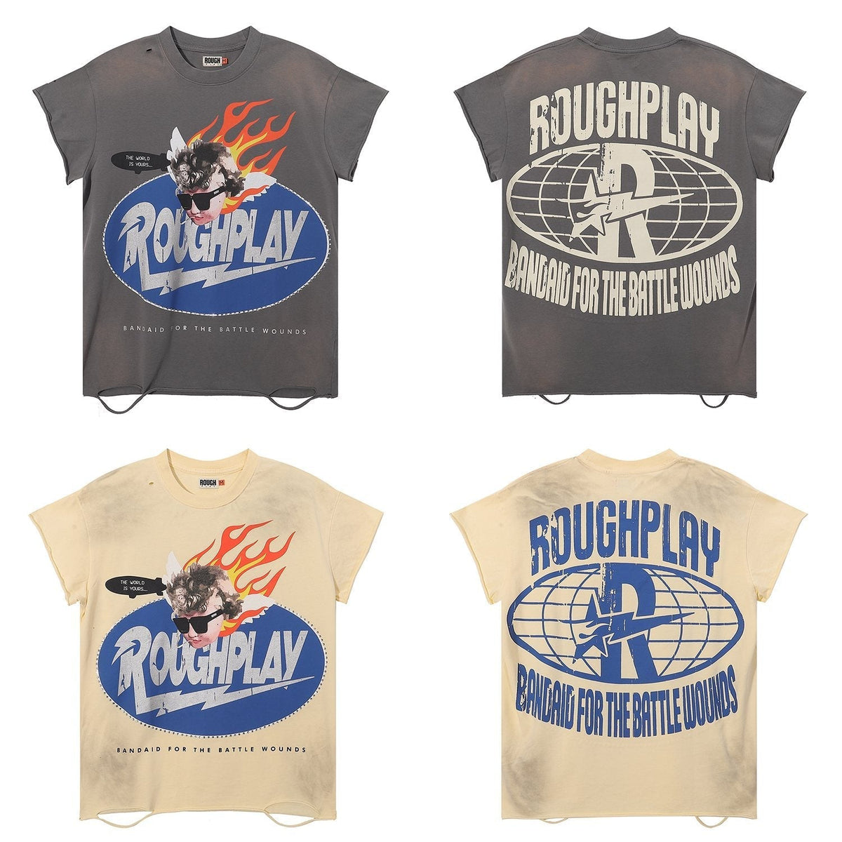 Rough Play SoleBoy Rhinestone Sleeveless T-Shirt ¡ª comparison