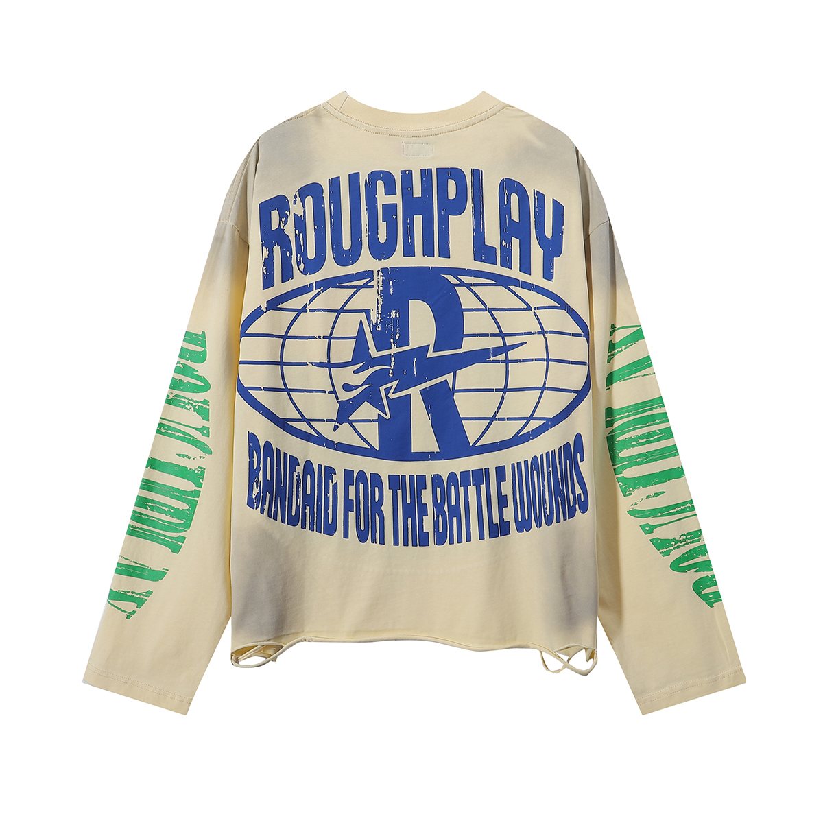 Rough Play SoulBoy Rhinestone Graphic Long-Sleeve T-Shirt ¡ª back