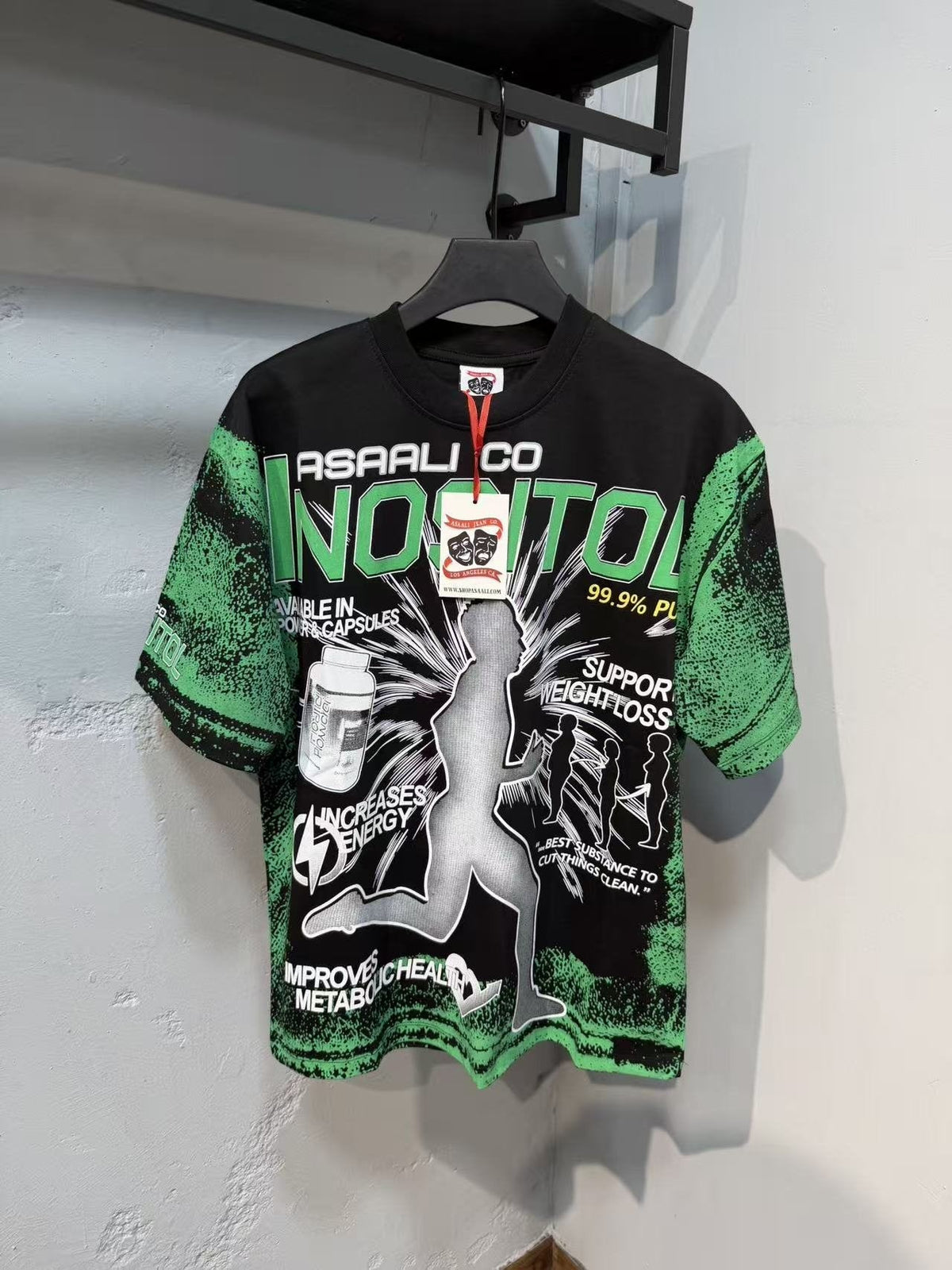 ASAALL Inositol Allover Graphic Short-Sleeve T-Shirt ¡ª front