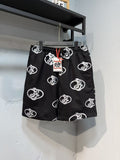 ASAALL Graphic Print Shorts - Black ¡ª hero