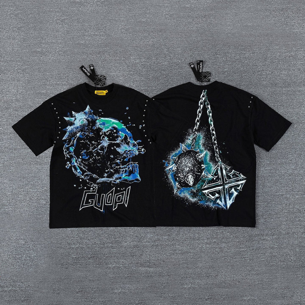 GUAPI Skull Chain Graphic T-Shirt ¡ª hero