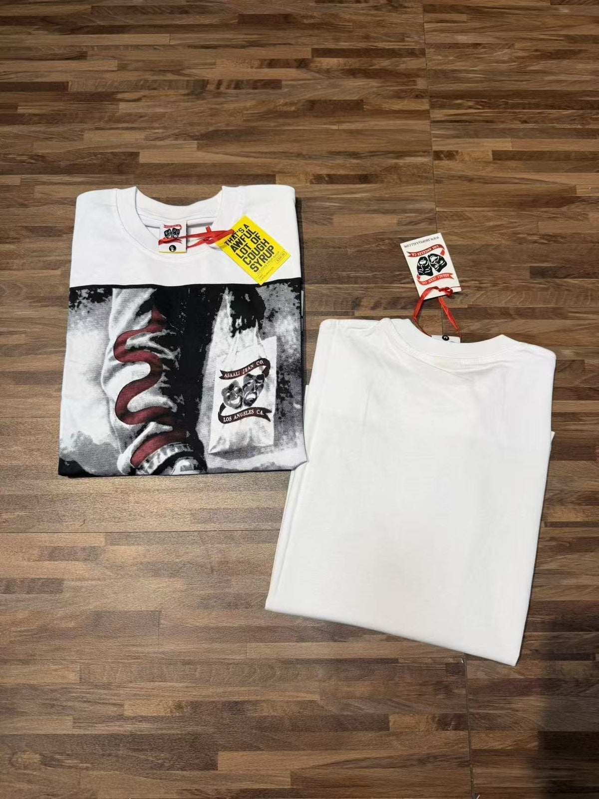 ASAALL Black and Red Front Graphic T-Shirt ¡ª comparison