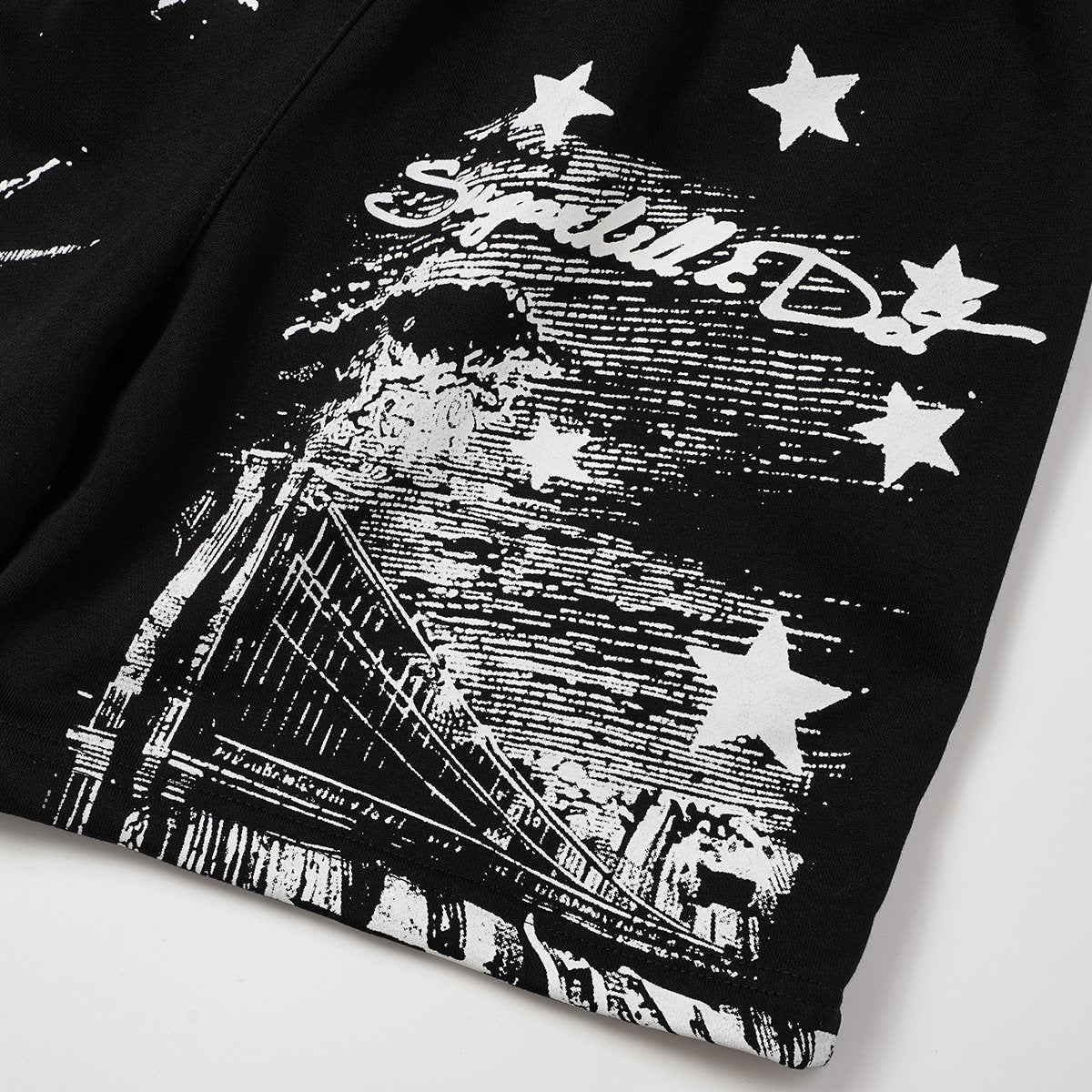 ASAALL New York Star Graphic Shorts ¡ª detail