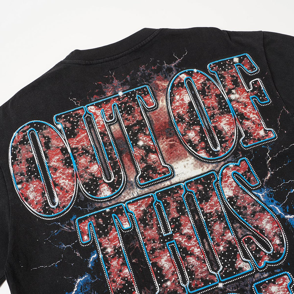 Godspeed Washed Black 2000 New York Graphic T-Shirt ¡ª detail