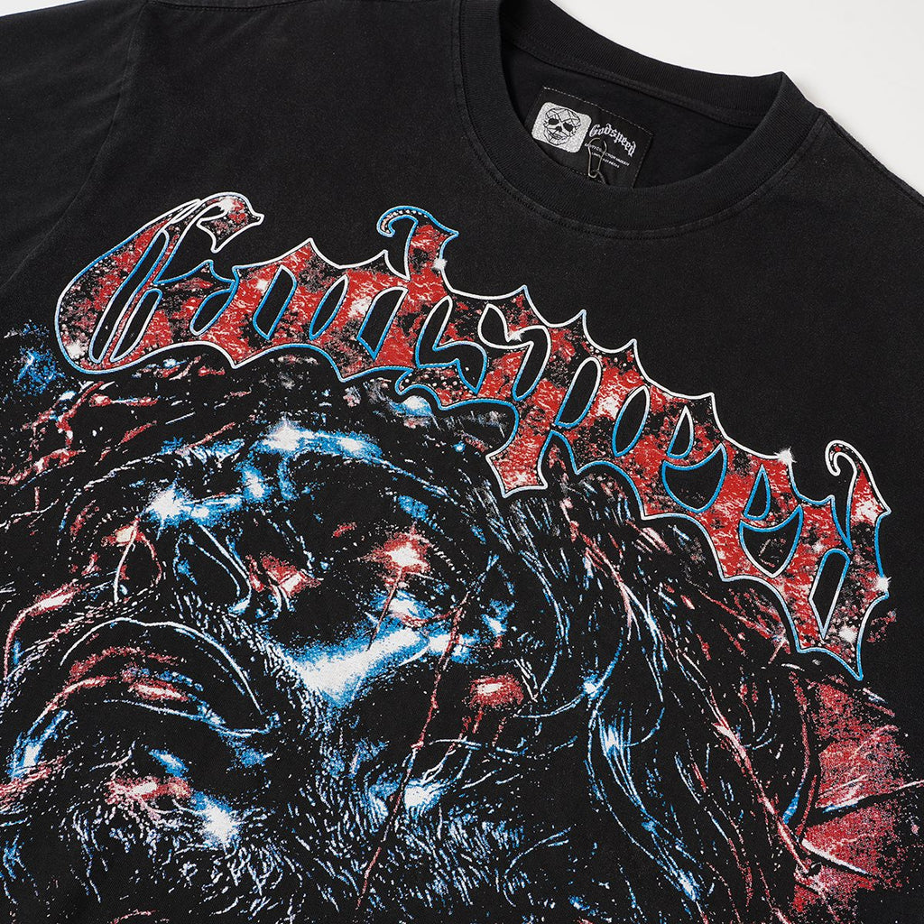 Godspeed Washed Black 2000 New York Graphic T-Shirt ¡ª detail