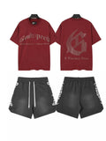 Godspeed Gothic G T-Shirt and Shorts Set ¡ª front