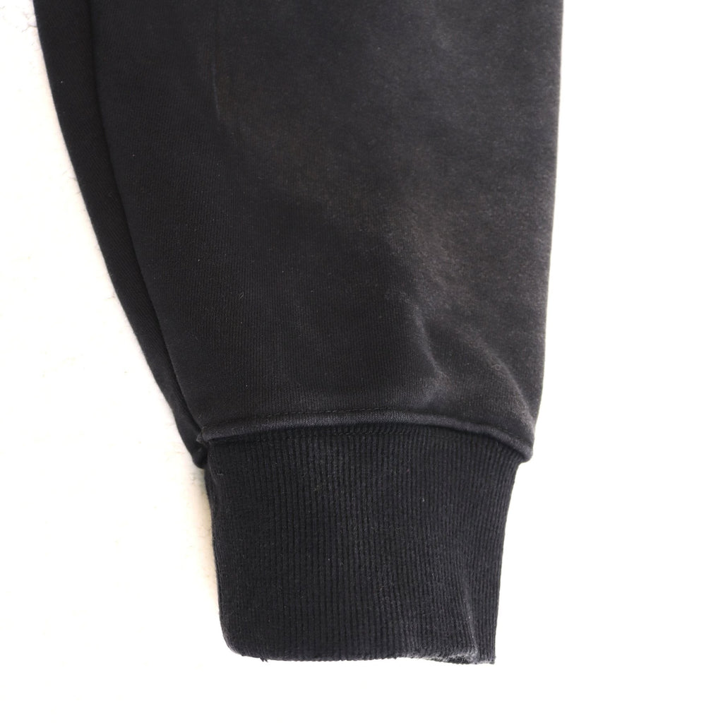 Valley Dreams Washed Black Collegiate Crest Zip Hoodie ¡ª detail