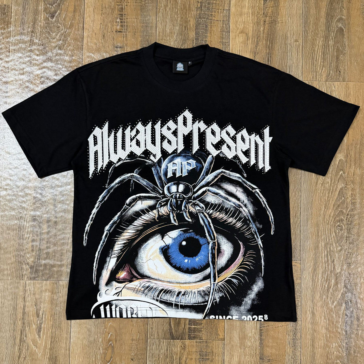 ALWAYS-PRESENT Champion Rhinestone Graphic Short-Sleeve T-Shirt ¡ª front