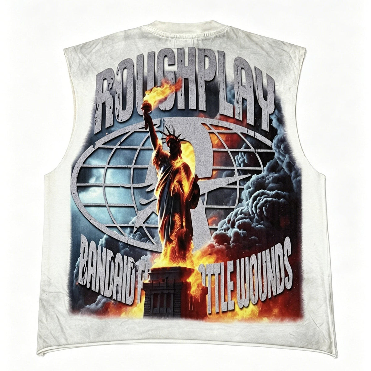 Rough Play Champion Graphic Sleeveless T-Shirt ¡ª back