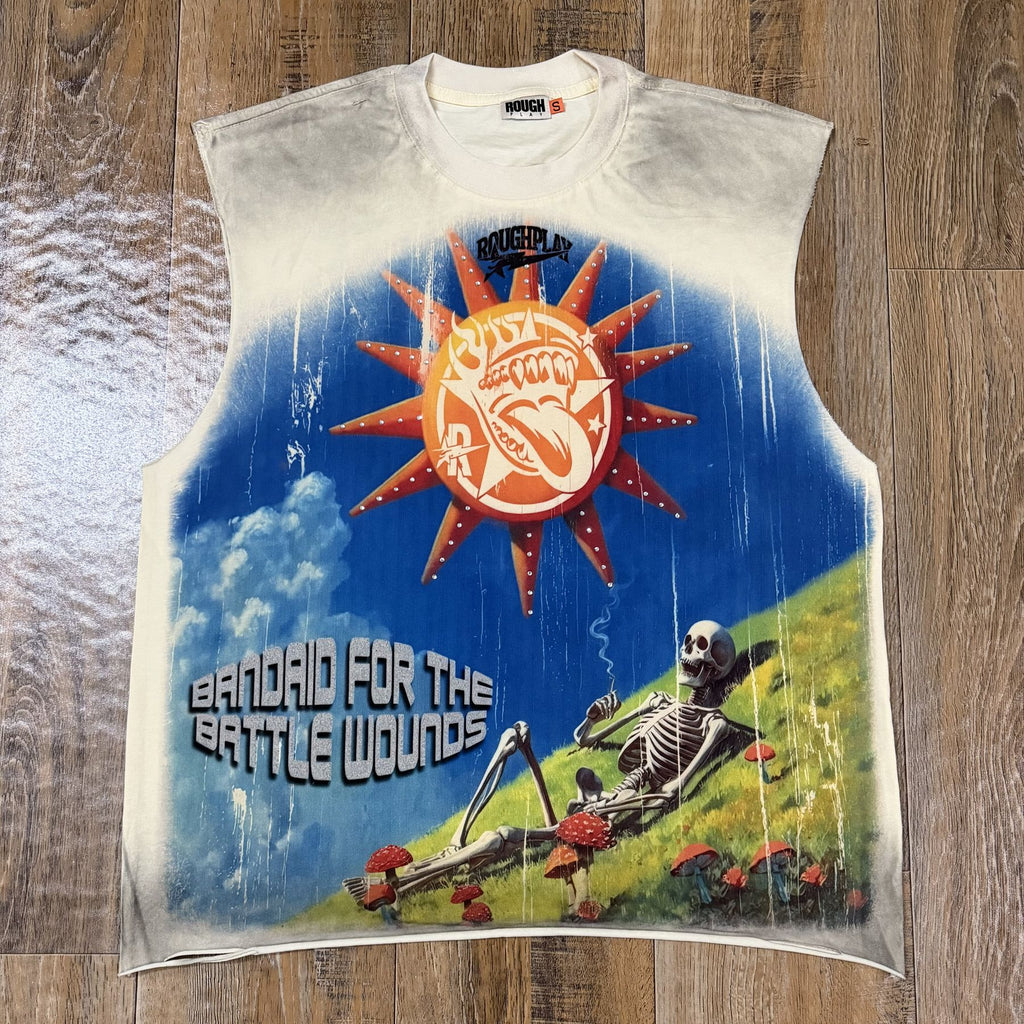 Rough Play Champion Graphic Sleeveless T-Shirt ¡ª front