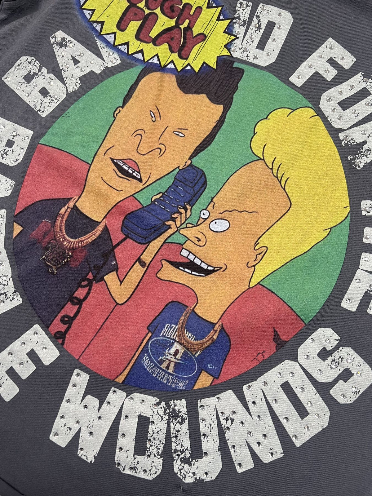 Rough Play Champion Graphic T-Shirt ¡ª fabric_closeup