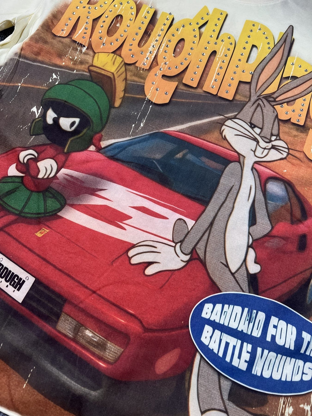 Rough Play Bugs Bunny & Marvin Graphic T-Shirt ¡ª detail