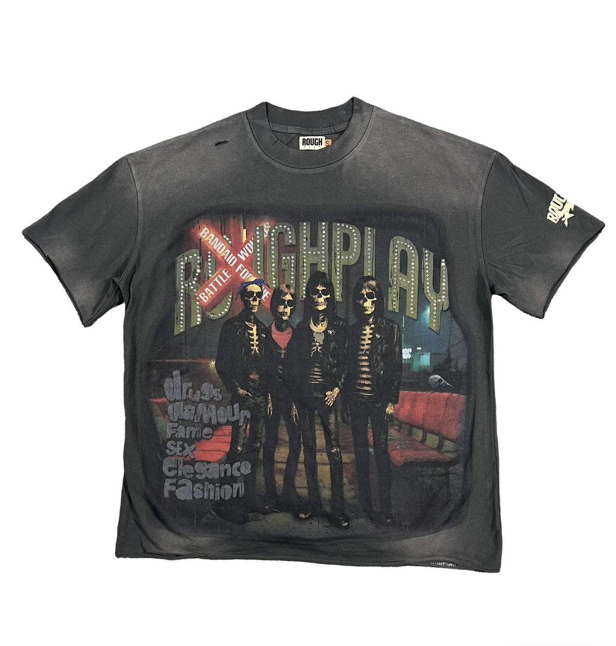 Rough Play Champion Graphic Short-Sleeve T-Shirt ¡ª front