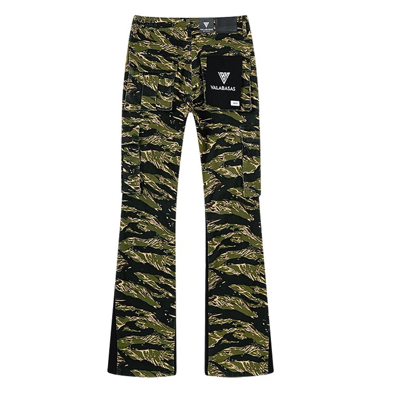 VALABASAS Olive Camo Cargo Pants ¡ª back