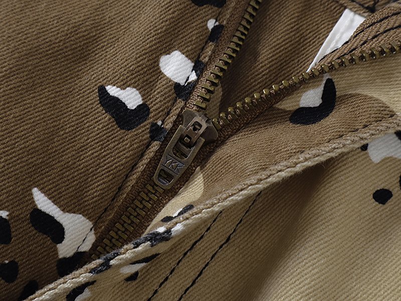 VALABASAS Tan Camo Cargo Pants ¡ª detail