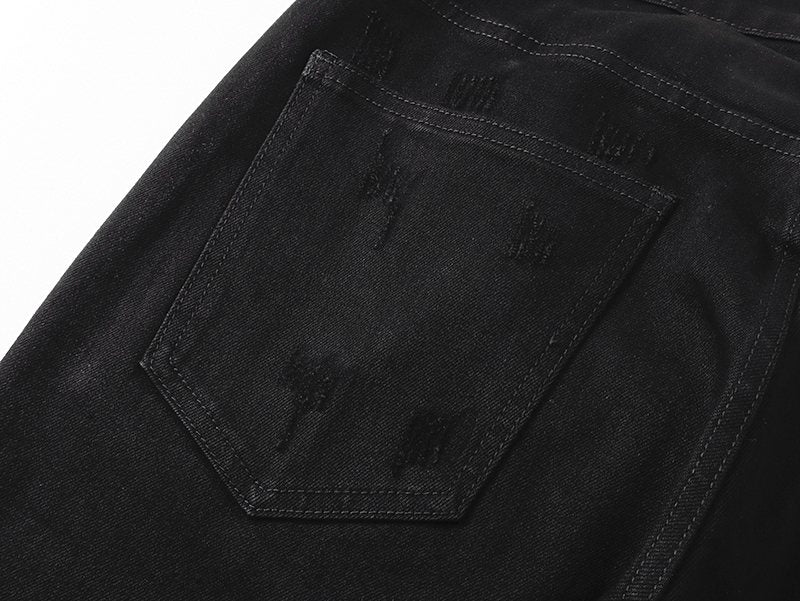 VALABASAS Distressed Flared Jeans ¡ª detail