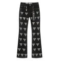 VALABASAS Black Triangle Motif Jeans ¡ª hero