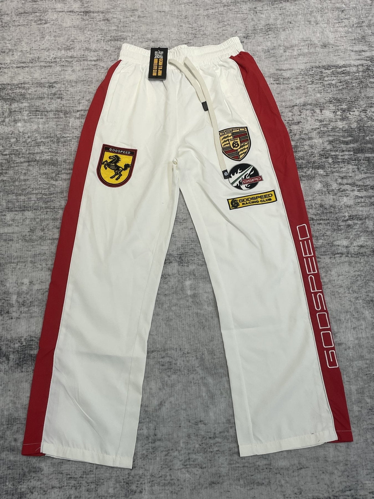 Godspeed Racing Patch Track Pants ¡ª front