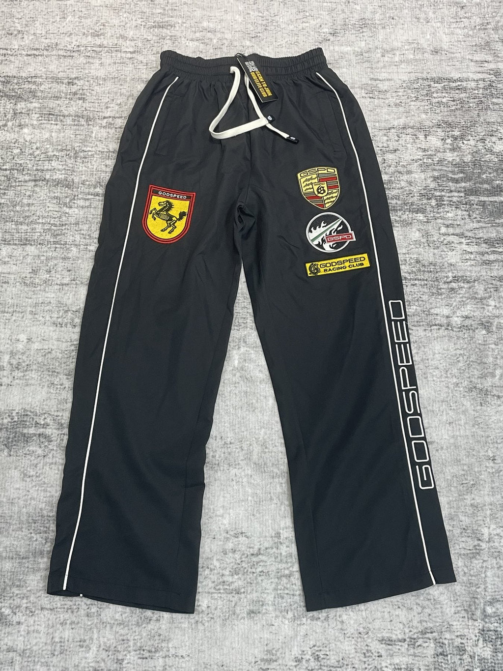 Godspeed Racing Patch Track Pants ¡ª front