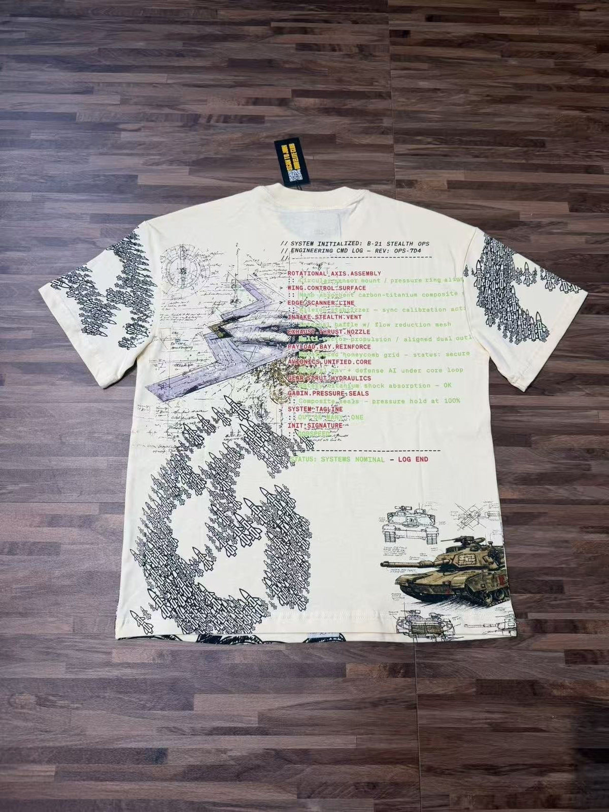 Godspeed Technical Mecha Graphic T-Shirt ¡ª back