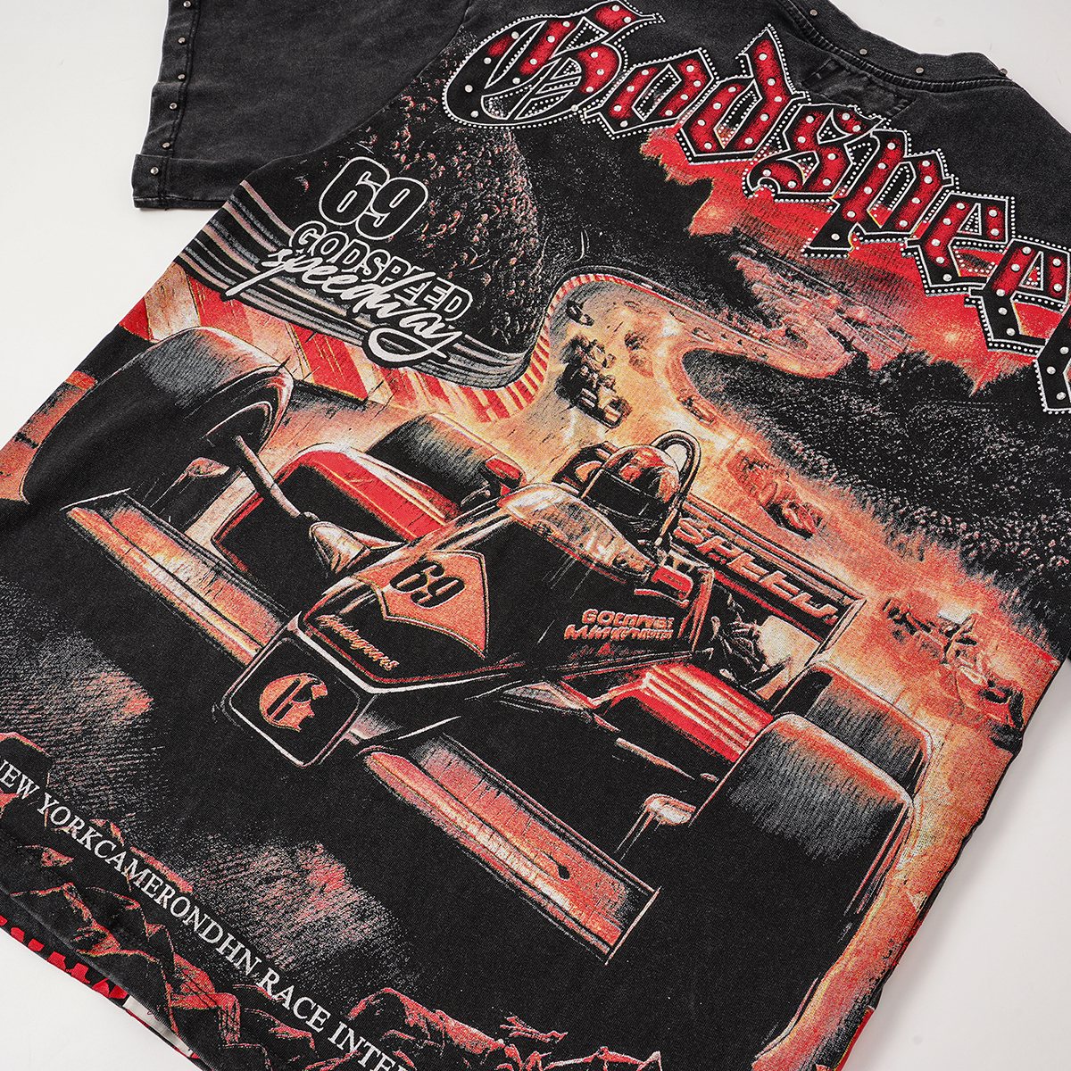 Godspeed 69 Raceway Short-Sleeve Graphic T-Shirt ¡ª detail