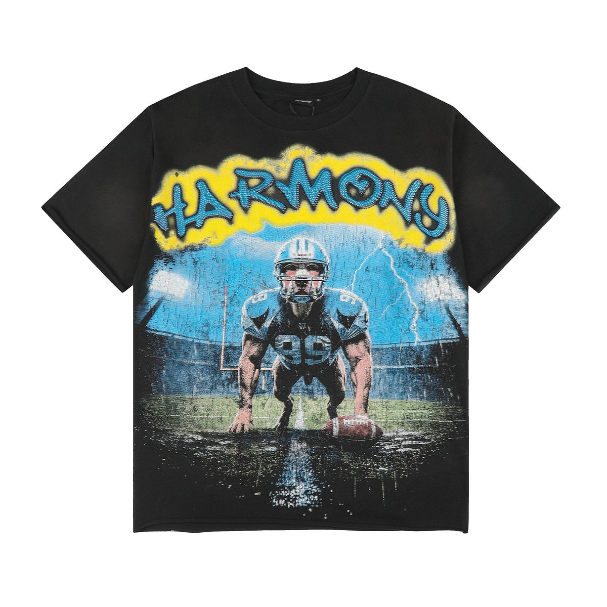 HARMONY Football Graphic T-Shirt ¡ª front