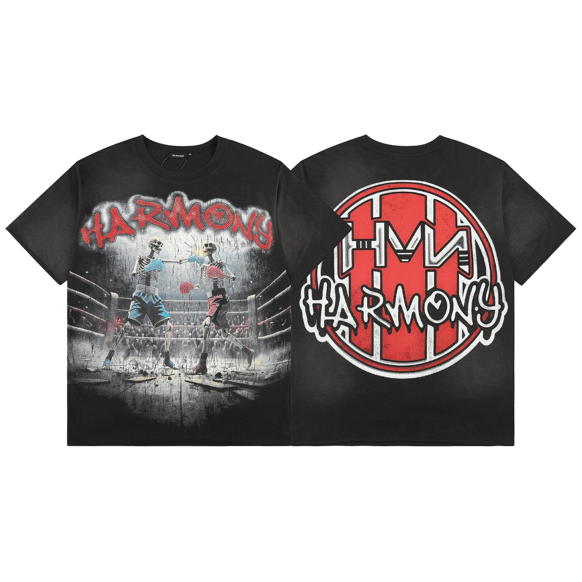 HARMONY Boxing Skeleton Graphic T-Shirt ¡ª hero